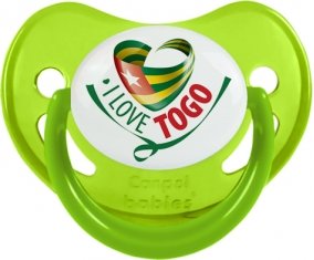 I Love Togo Sucete Physiologique Vert phosphorescente