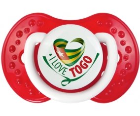 I Love Togo Tétine LOVI Dynamic Blanc-rouge classique