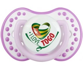 I Love Togo Tétine LOVI Dynamic Blanc-mauve classique