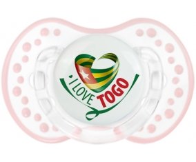 I Love Togo Tétine LOVI Dynamic Retro-blanc-rose-tendre classique