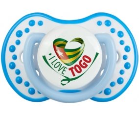 I Love Togo Tétine LOVI Dynamic Blanc-bleu phosphorescente