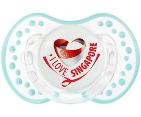 I Love Singapore Sucette LOVI Dynamic Retro-blanc-lagon classique