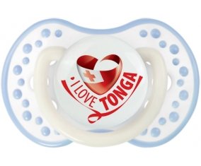 I Love Tonga Sucette LOVI Dynamic Blanc-cyan classique