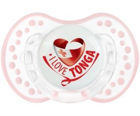 I Love Tonga Sucette LOVI Dynamic Retro-blanc-rose-tendre classique