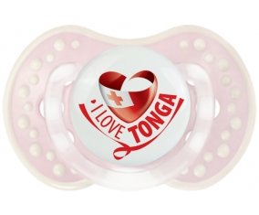 I Love Tonga Sucette LOVI Dynamic Retro-rose-tendre classique