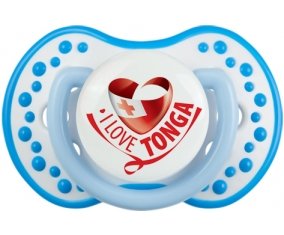 I Love Tonga Sucette LOVI Dynamic Blanc-bleu phosphorescente