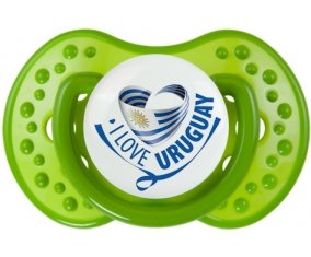 I Love Uruguay : Sucette LOVI Dynamic personnalisée
