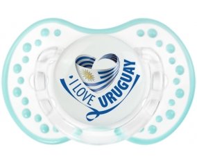 I Love Uruguay Sucete LOVI Dynamic Retro-blanc-lagon classique
