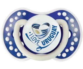I Love Uruguay Sucete LOVI Dynamic Bleu-marine phosphorescente