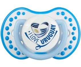 I Love Uruguay Sucete LOVI Dynamic Blanc-bleu phosphorescente