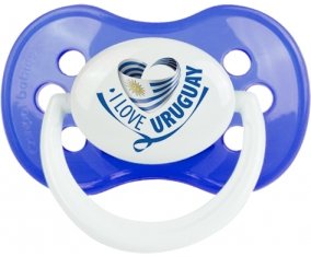 I Love Uruguay : Sucette Anatomique personnalisée