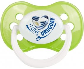 I Love Uruguay Sucete Anatomique Vert classique