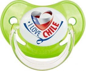 I Love Chile Sucete Physiologique Vert classique