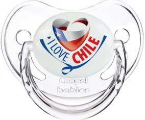 I Love Chile Sucete Physiologique Transparent classique