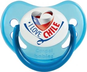 I Love Chile Sucete Physiologique Bleue phosphorescente
