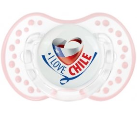 I Love Chile Tétine LOVI Dynamic Retro-blanc-rose-tendre classique