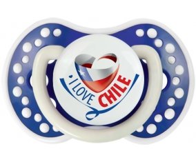I Love Chile Tétine LOVI Dynamic Bleu-marine phosphorescente