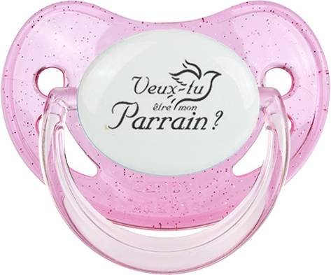 Veux-tu être mon parrain? Style1: Sucette Physiologique-su7.fr