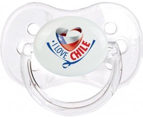 I Love Chile Sucette Cerise Transparent classique