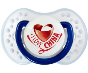 I Love China Sucette LOVI Dynamic Marine-blanc-bleu classique