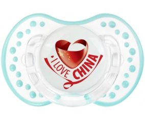 I Love China Sucette LOVI Dynamic Retro-blanc-lagon classique