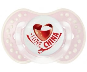 I Love China Sucette LOVI Dynamic Retro-rose-tendre classique