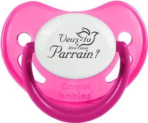 Veux-tu être mon parrain? Style1: Sucette Physiologique-su7.fr