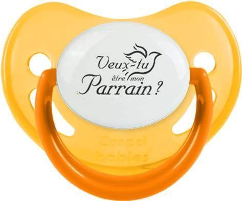 Veux-tu être mon parrain? Style1: Sucette Physiologique-su7.fr