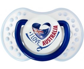 I Love Australia Sucette LOVI Dynamic Marine-blanc-bleu classique