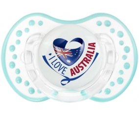 I Love Australia Sucette LOVI Dynamic Retro-blanc-lagon classique