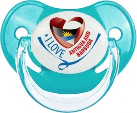 I Love Antigua and Barbuda : Tétine Physiologique personnalisée