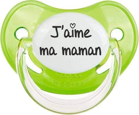 J'aime ma maman (visuel): Sucette Physiologique-su7.fr
