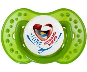 I Love Antigua and Barbuda Sucete LOVI Dynamic Vert classique