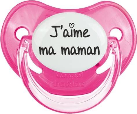 J'aime ma maman (visuel): Sucette Physiologique-su7.fr