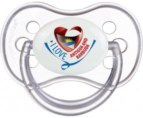I Love Antigua and Barbuda Sucete Anatomique Transparente classique