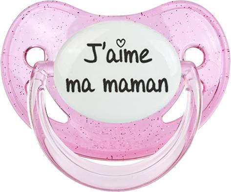 J'aime ma maman (visuel): Sucette Physiologique-su7.fr