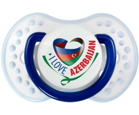 I Love Azerbaijan Tétine LOVI Dynamic Marine-blanc-bleu classique