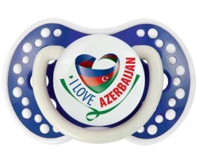 I Love Azerbaijan Tétine LOVI Dynamic Bleu-marine phosphorescente