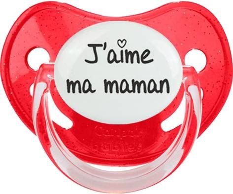 J'aime ma maman (visuel): Sucette Physiologique-su7.fr