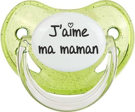 J'aime ma maman (visuel): Sucette Physiologique-su7.fr