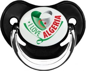 I Love Algeria Sucette Physiologique Noir classique