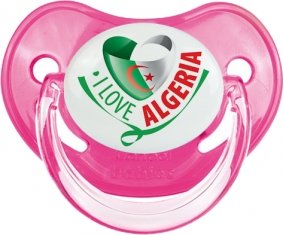 I Love Algeria Sucette Physiologique Rose classique
