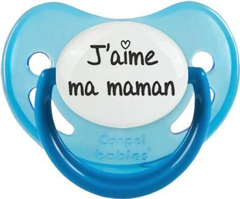 J'aime ma maman (visuel): Sucette Physiologique-su7.fr