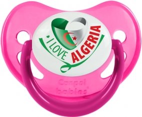 I Love Algeria Sucette Physiologique Rose phosphorescente