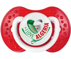 I Love Algeria Sucette LOVI Dynamic Blanc-rouge classique