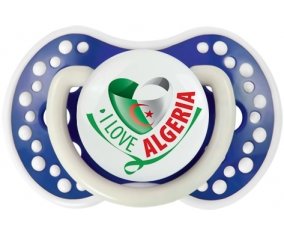I Love Algeria Sucette LOVI Dynamic Bleu-marine phosphorescente