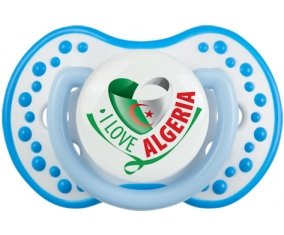 I Love Algeria Sucette LOVI Dynamic Blanc-bleu phosphorescente
