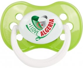 I Love Algeria Tétine Anatomique Vert classique