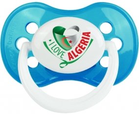 I Love Algeria Tétine Anatomique Cyan classique