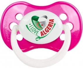 I Love Algeria Tétine Anatomique Rose foncé classique